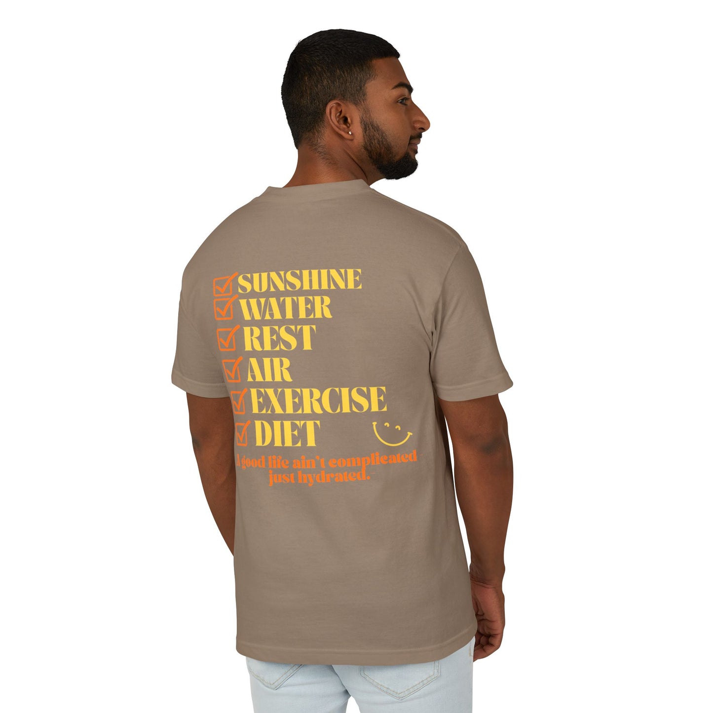 Simple Habits, Strong Life motivational Tee