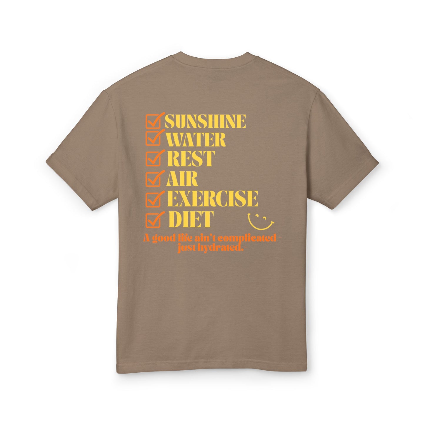Simple Habits, Strong Life motivational Tee
