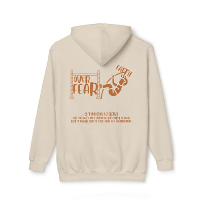 Faith Over Fear Hoodie with Bible Verse