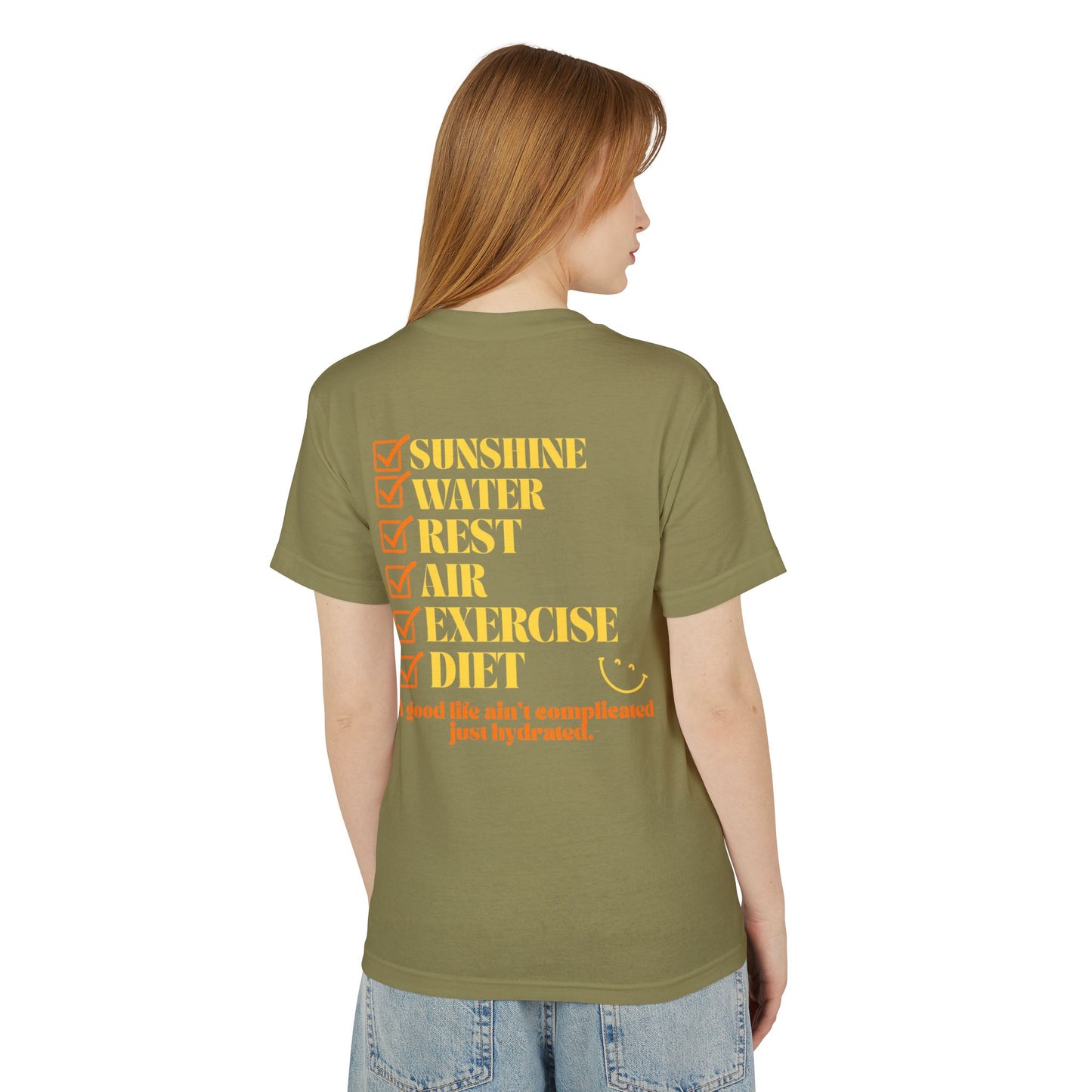 Simple Habits, Strong Life motivational Tee