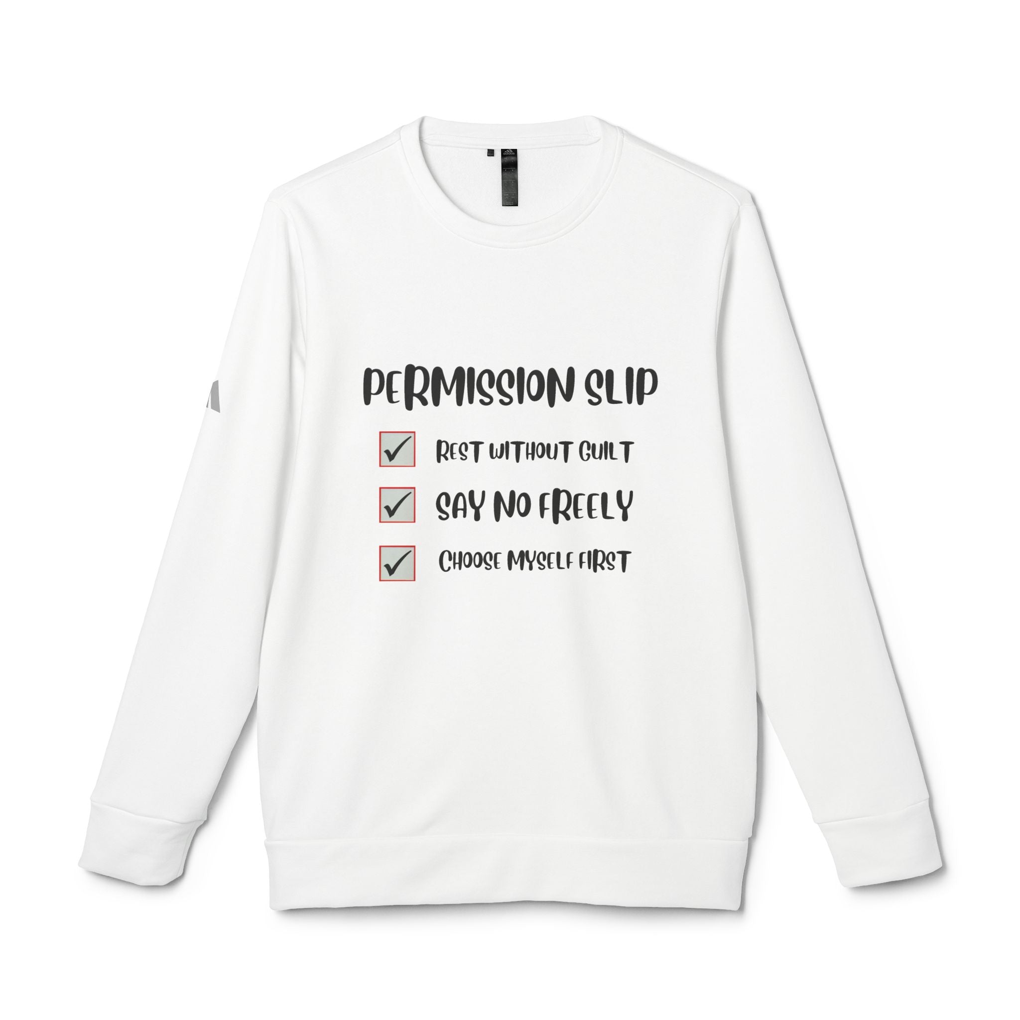 Long Sleeve Adidas Permission Slip Sweatshirt