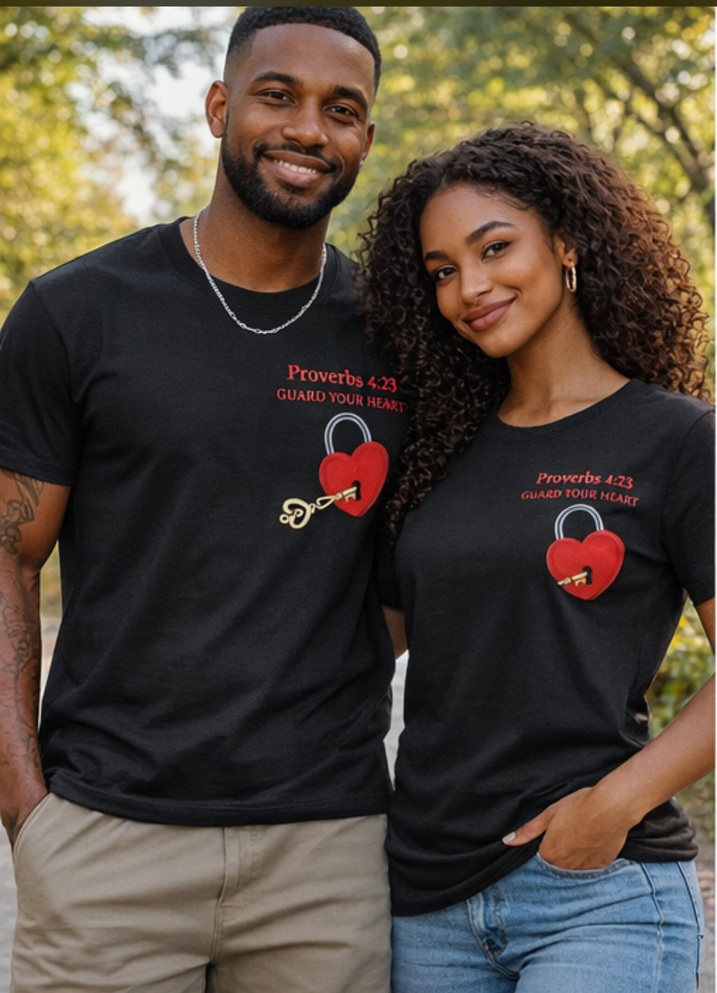 Guard Your Heart — Proverbs 4:23 Faith Tee