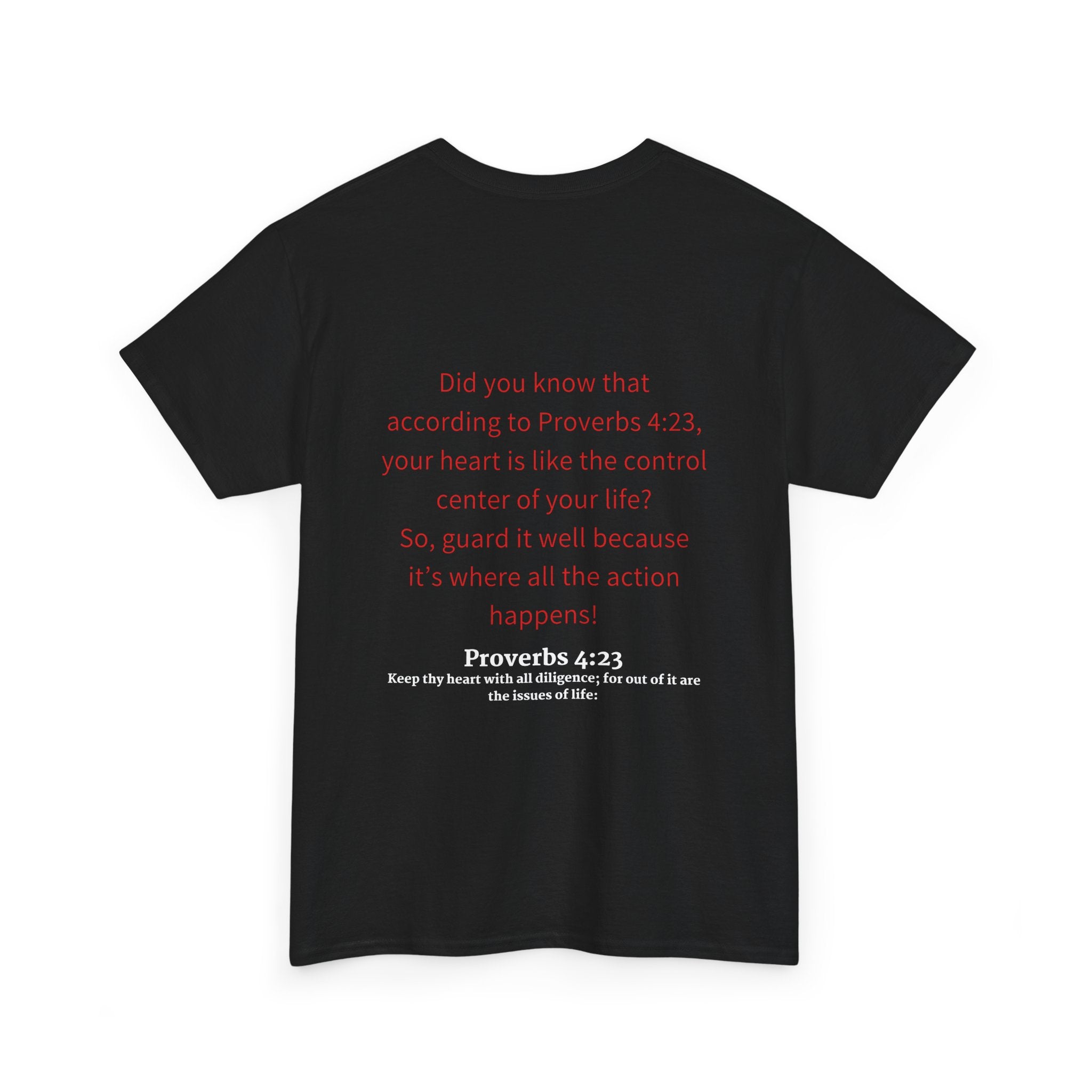 Guard Your Heart — Proverbs 4:23 Faith Tee