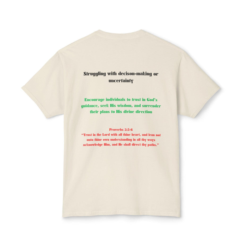 Proverbs 3: 5-6 Tee Shirt; Finding your direction in life