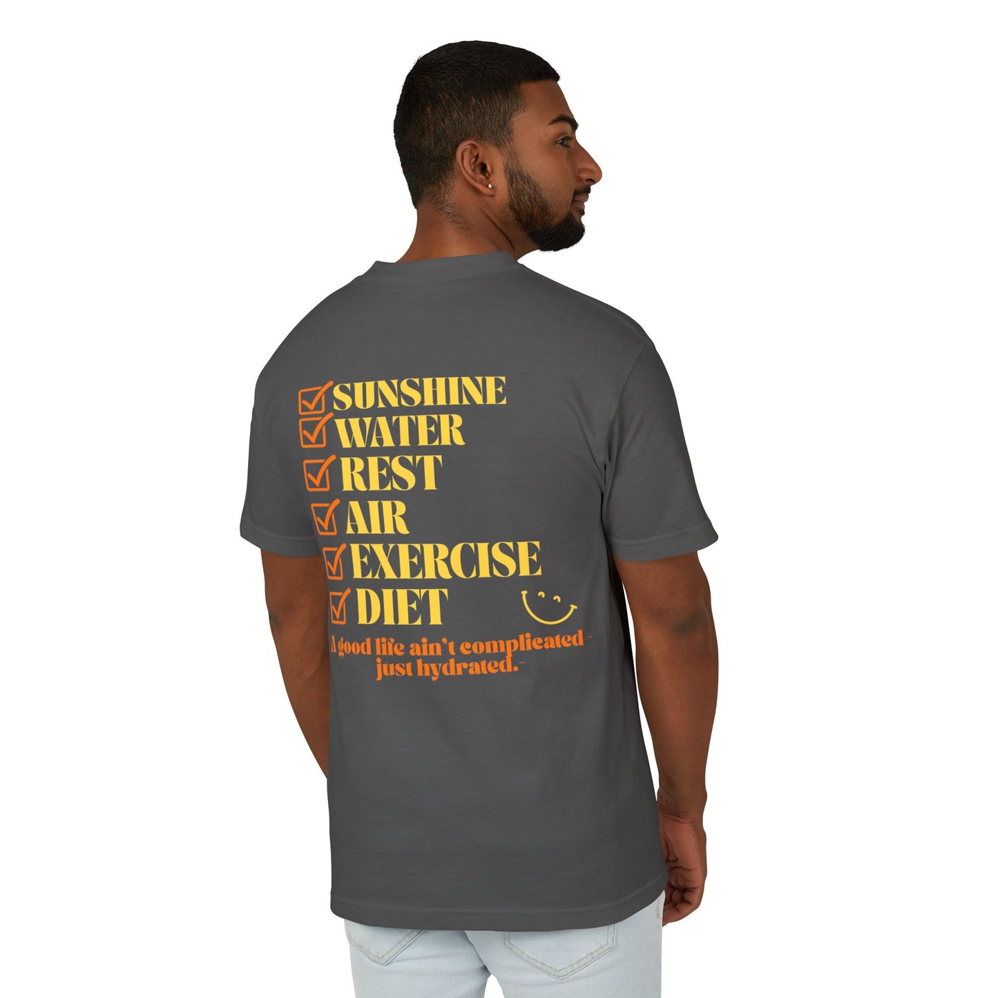 Simple Habits, Strong Life motivational Tee