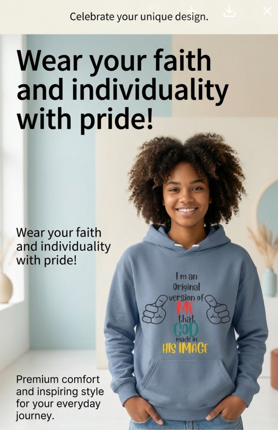 Original by Design: Lightweight No Pocket Hoodie