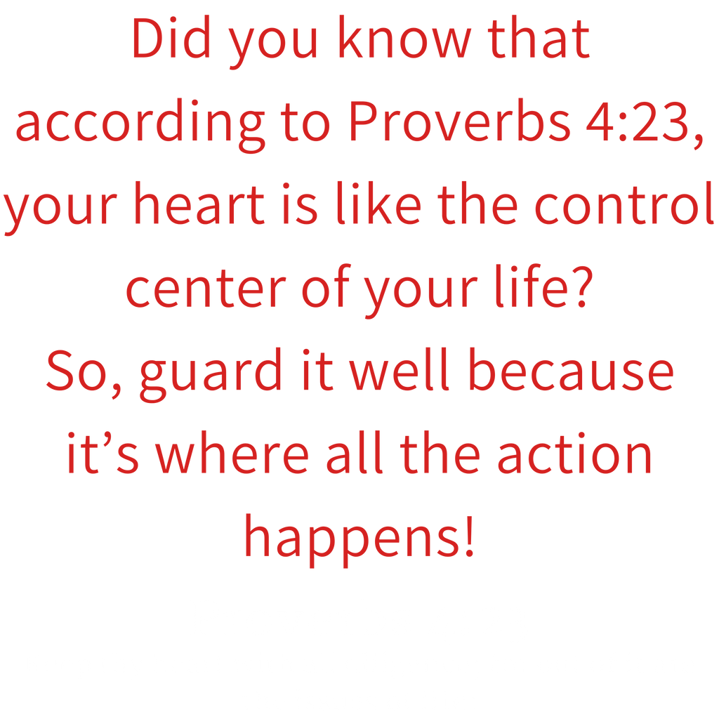 Proverbs 4:23 Heavy Cotton Tee