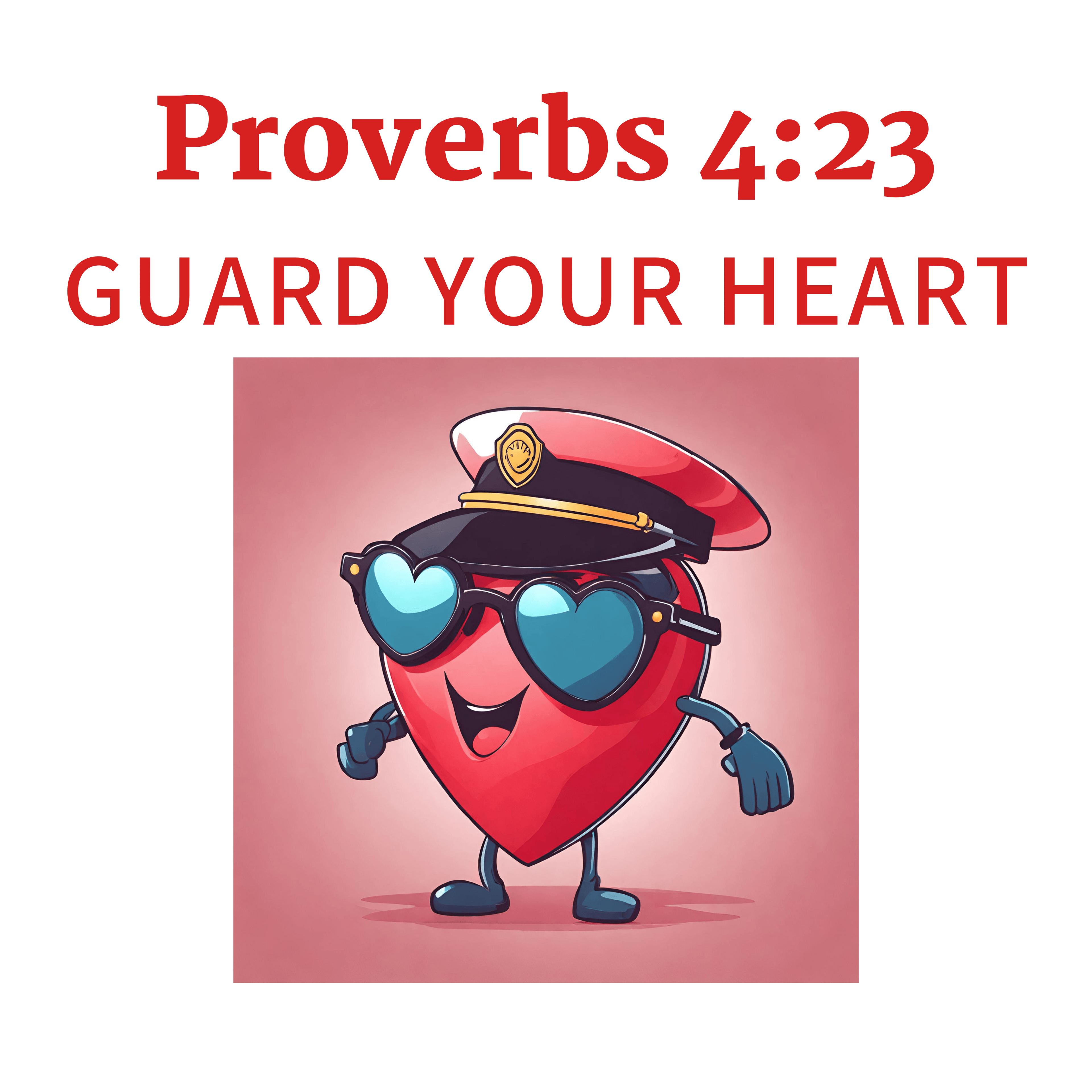 Proverbs 4:23 Heavy Cotton Tee