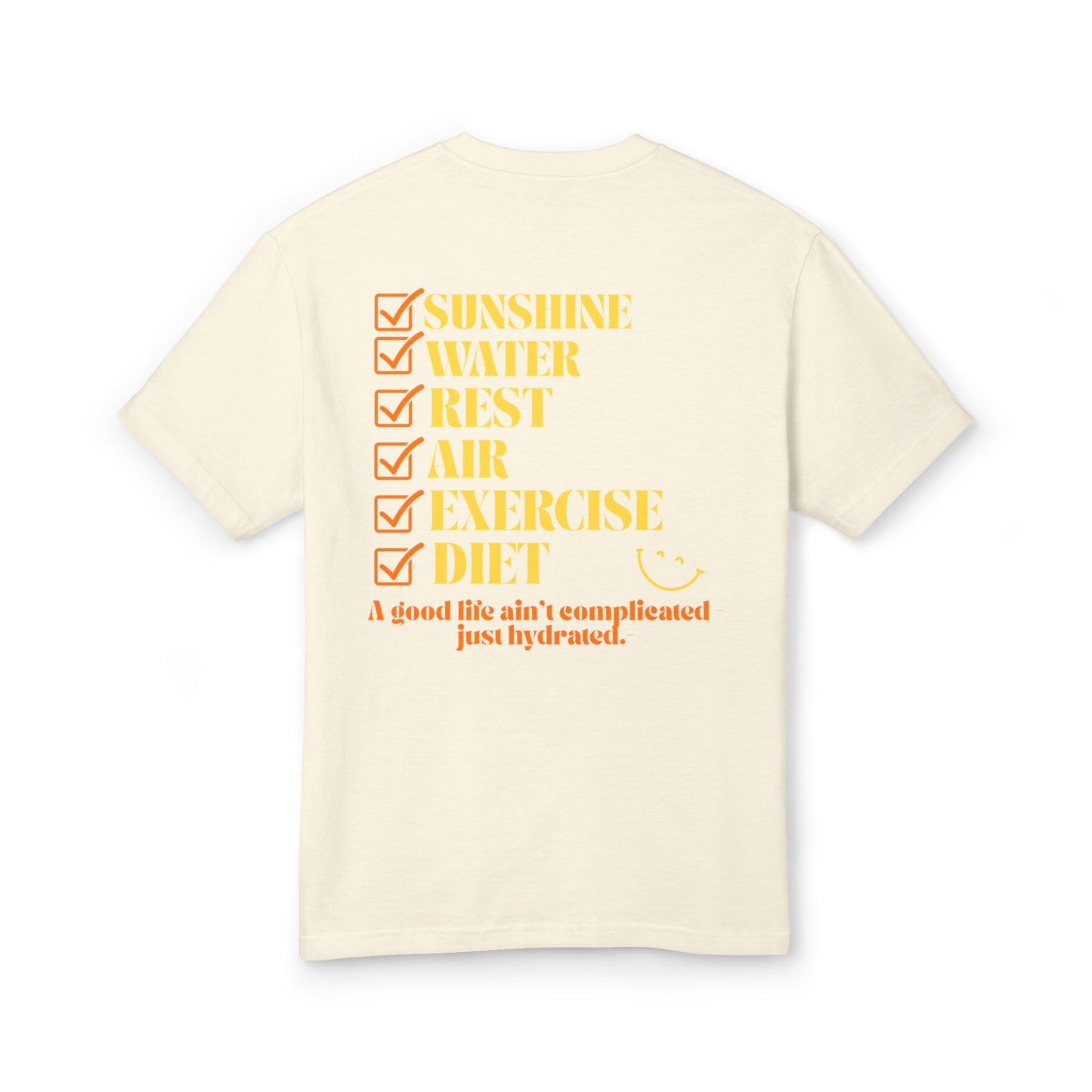 Simple Habits, Strong Life motivational Tee