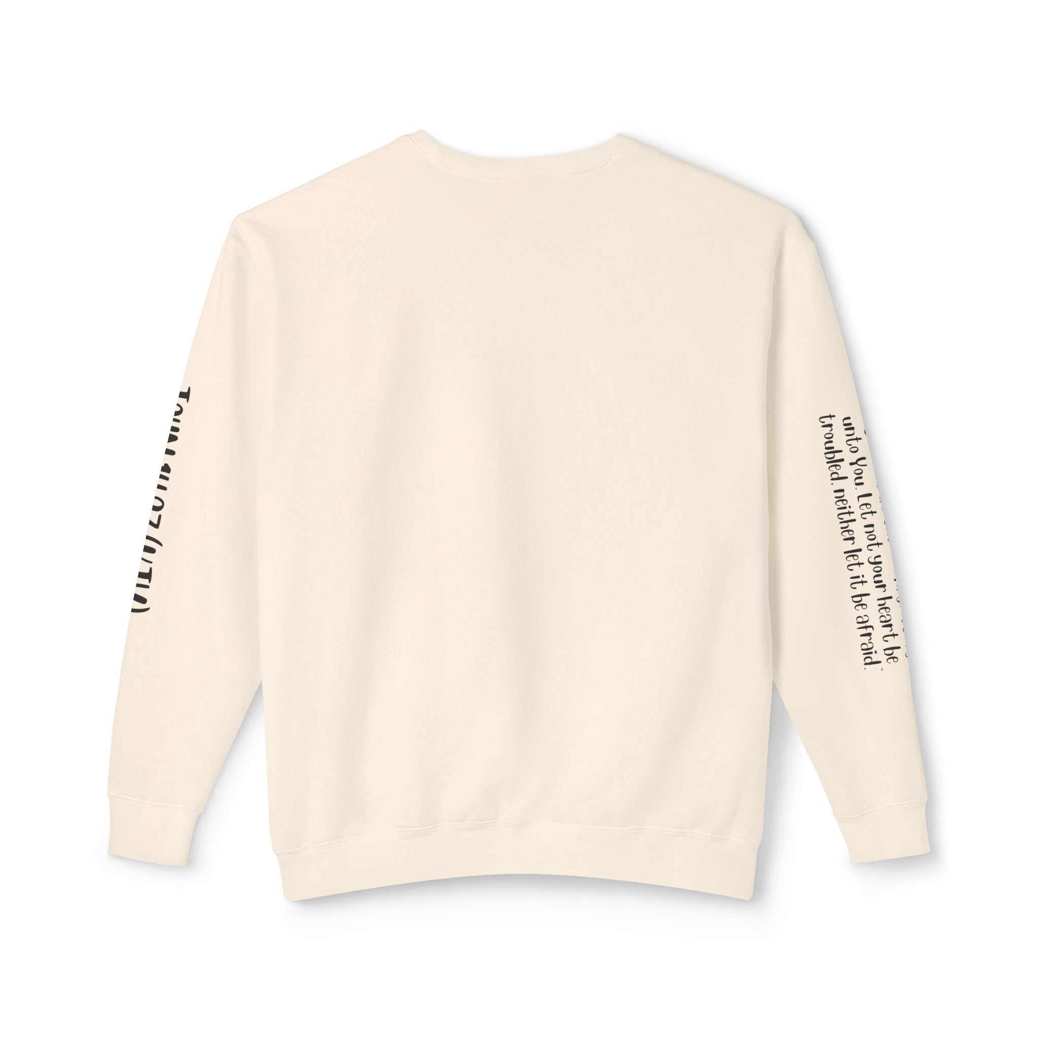 Don't mess with my God Given Peace Inspirational Graphic Long Sleeve Crewneck SweatShirt