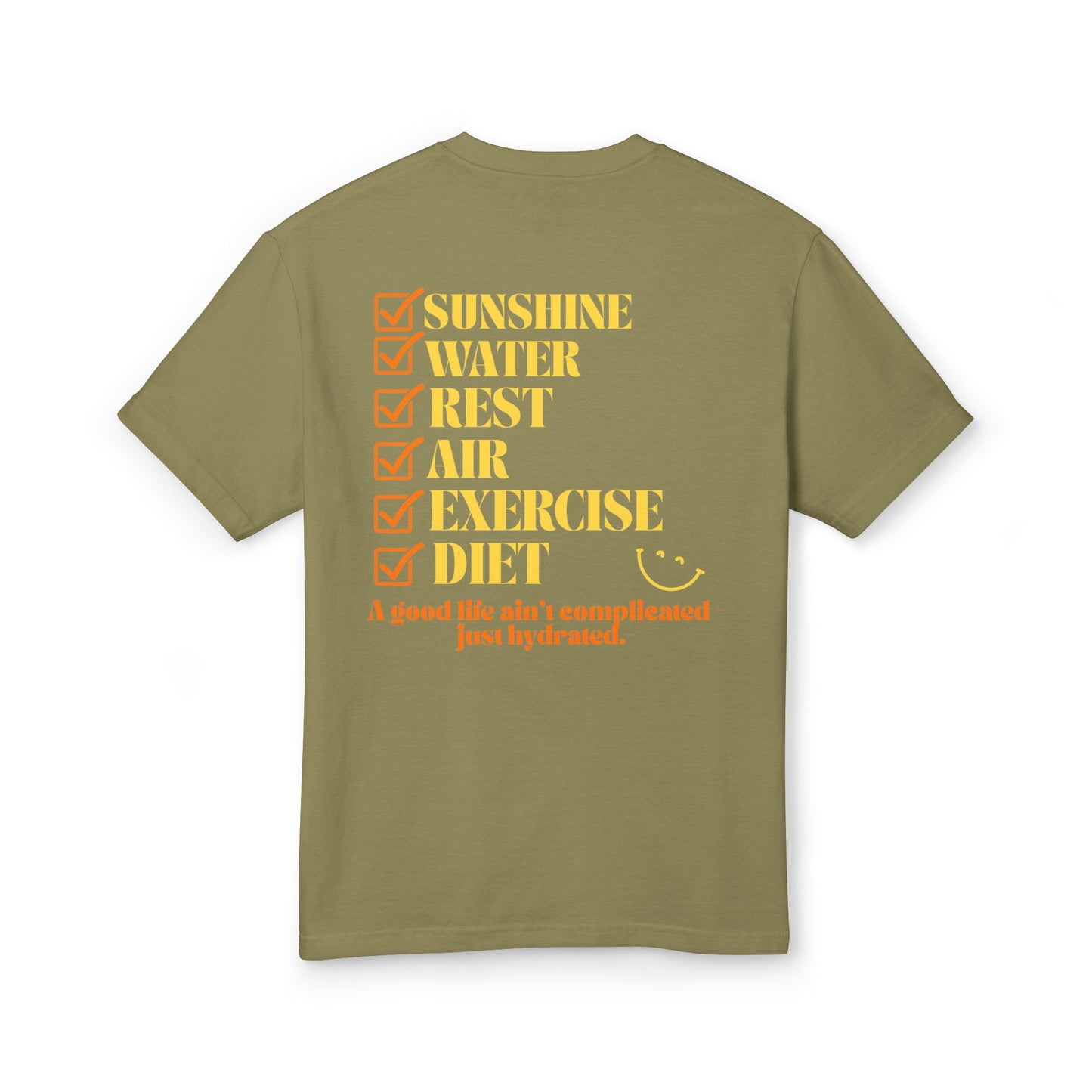 Simple Habits, Strong Life motivational Tee