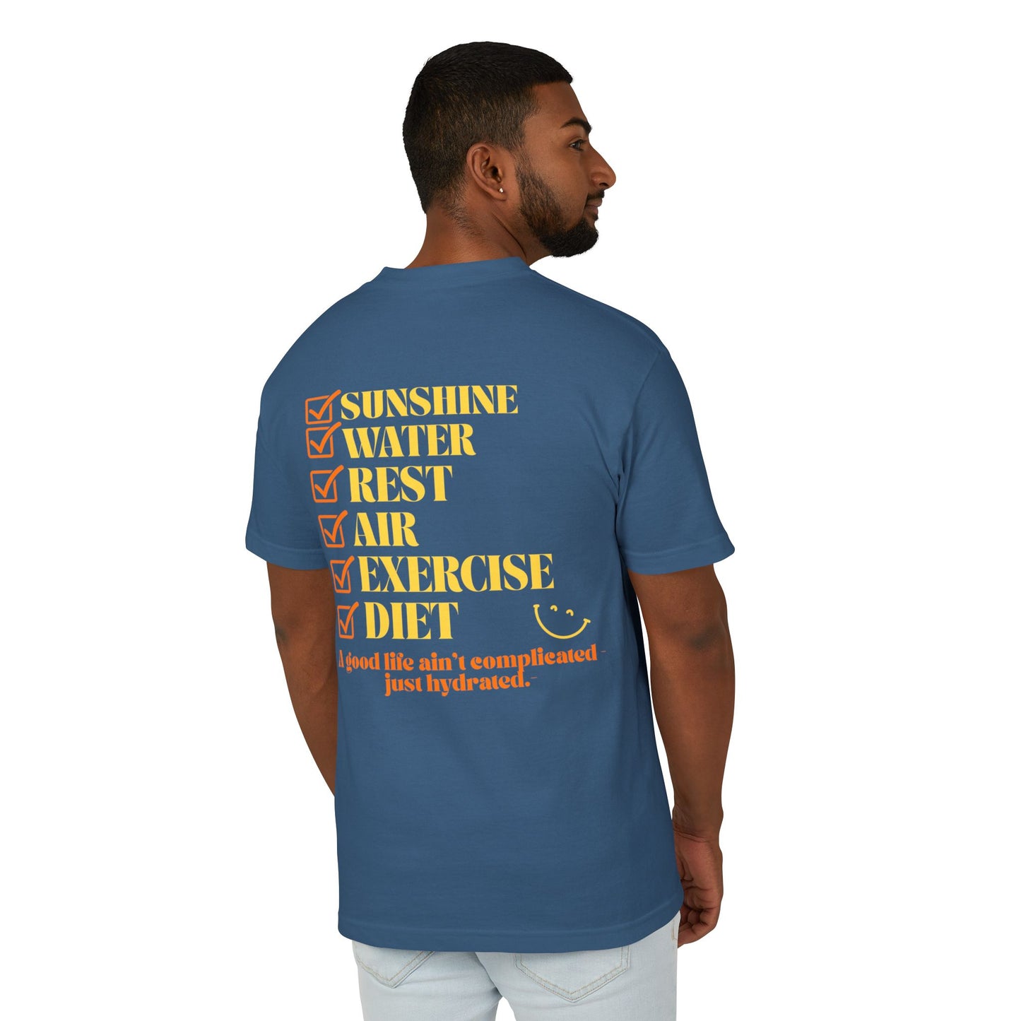 Simple Habits, Strong Life motivational Tee