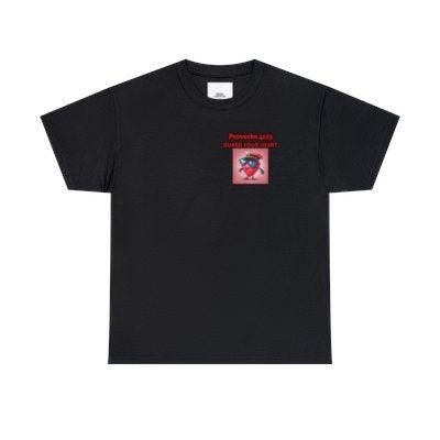 Proverbs 4:23 Heavy Cotton Tee