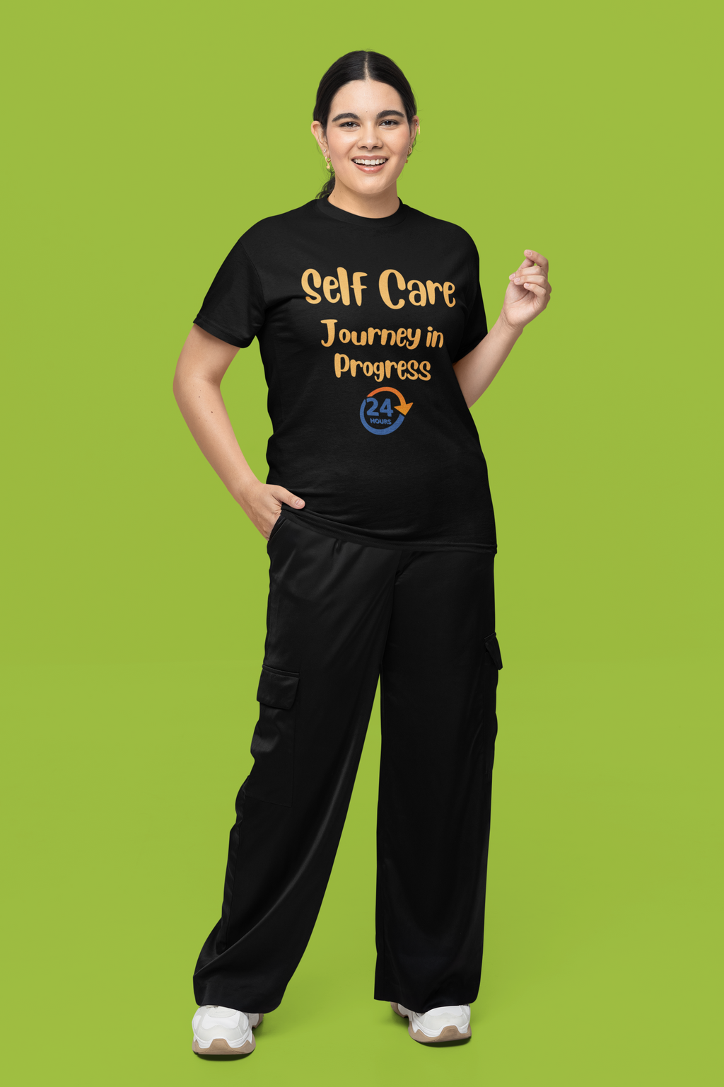 Self Care Journey in Progress 24/7 Tee