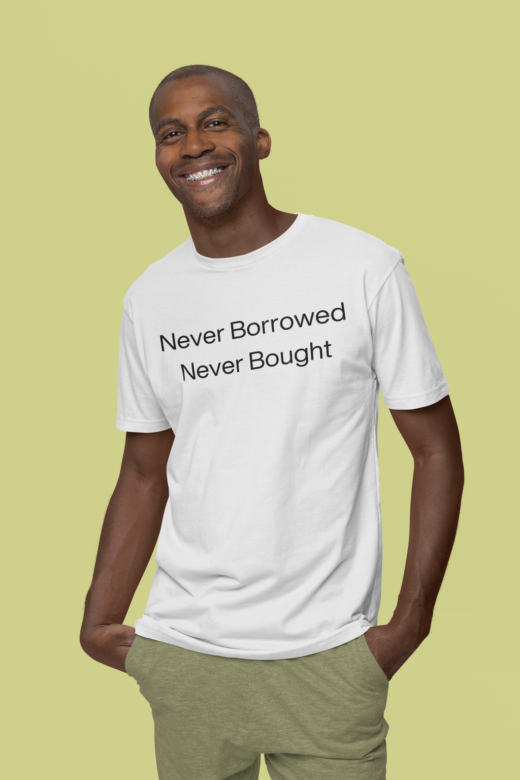 Never Borrowed - Never Bought  Jersey T-shirt