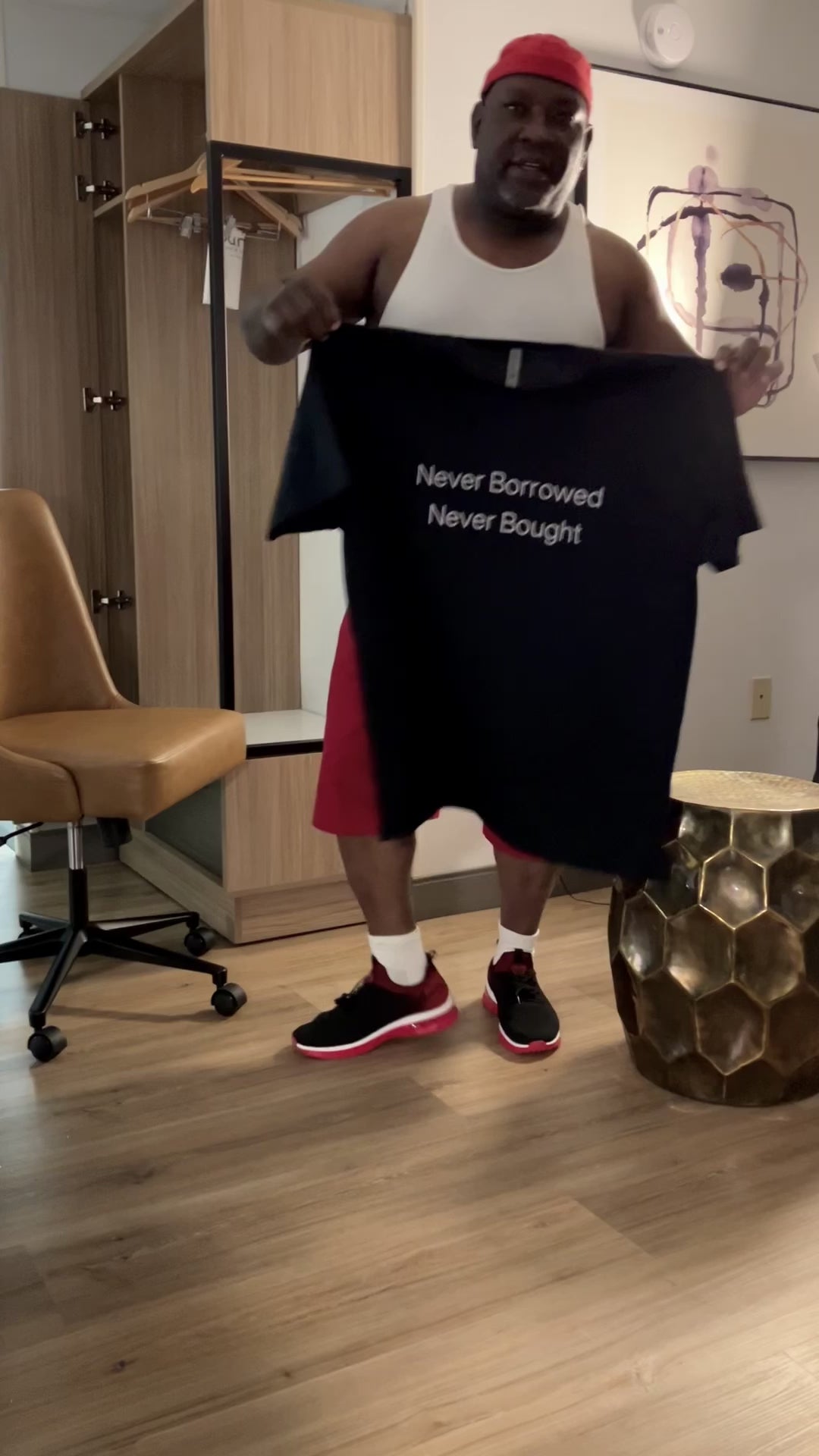 Never Borrowed Never Bought- Jersey T-shirt